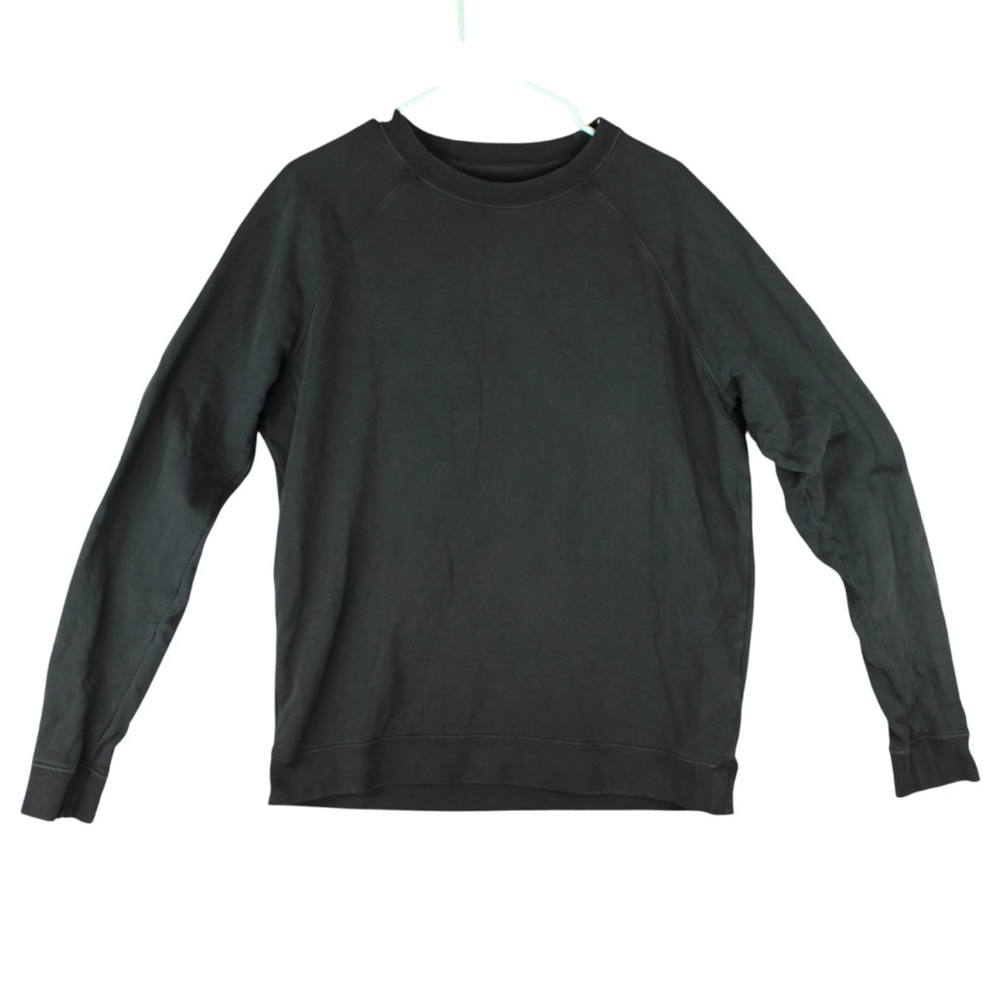 Folk Clothing Men Crew Neck Sweatshirt Black Size 4 Long Sleeves EUC